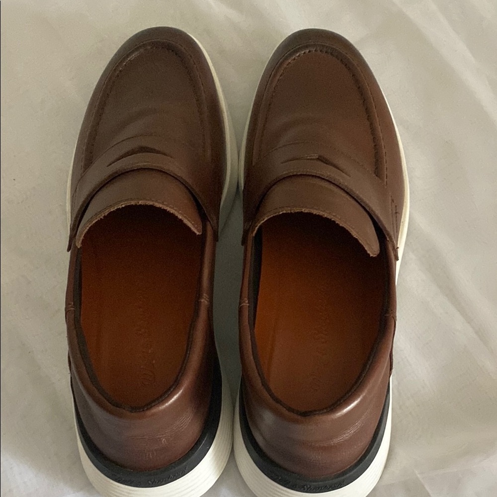 Men's Brown Leather Loafers